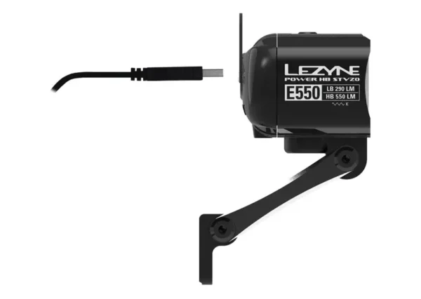 Lampka przednia LEZYNE E-Bike Power HB STVZO E550 - obrazek 3